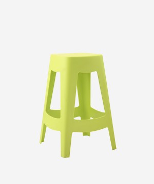 Noomi NF-S-WA-02-LG Lime Green PP High Stool
