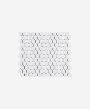 Vitro Mosaic Ceramic Hexagon Matt White